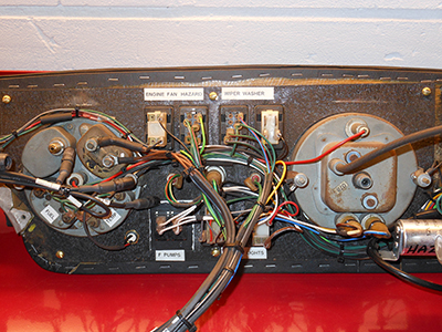 Wiring on Morgan dashboard